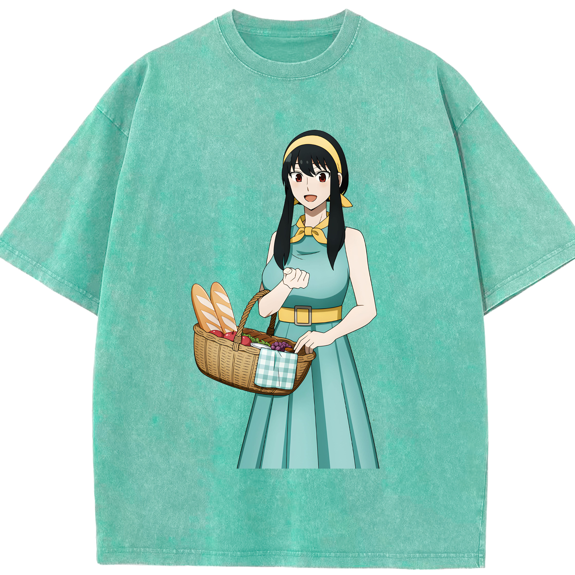 （画像用） SPY×FAMILY间谍家家酒 綿100% ヴィンテージ風 半袖Tシャツ（フロントプリント）